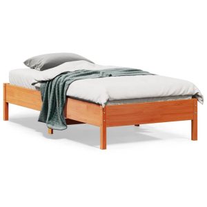 Łóżko Drewniane Rama Łóżka Sofa Brązowe Do Sypialni Pokoju 90×190 cm 728566 Łóżko Drewniane Rama Łóżka Sofa Brązowe Do Sypialni Pokoju 90×190 cm 728566