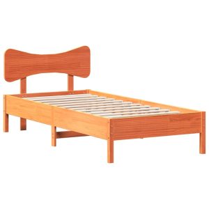 Łóżko Drewniane Rama Łóżka Sofa Brązowe Do Sypialni Pokoju 90×200 cm 720988 Łóżko Drewniane Rama Łóżka Sofa Brązowe Do Sypialni Pokoju 90×200 cm 720988