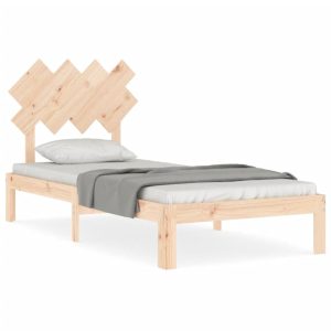 Łóżko Drewniane Rama Łóżka Sofa Brązowe Do Sypialni Pokoju 90×200 cm 475212 Łóżko Drewniane Rama Łóżka Sofa Brązowe Do Sypialni Pokoju 90×200 cm 475212