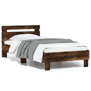 Łóżko Drewniane Rama Łóżka Sofa Brązowe Do Sypialni Pokoju 90×200 cm 721635 Łóżko Drewniane Rama Łóżka Sofa Brązowe Do Sypialni Pokoju 90×200 cm 721635