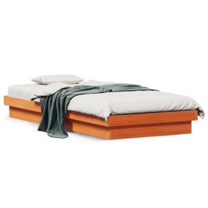 Łóżko Drewniane Rama Łóżka Sofa Brązowe Do Sypialni Pokoju 90×200 cm 721675 Łóżko Drewniane Rama Łóżka Sofa Brązowe Do Sypialni Pokoju 90×200 cm 721675