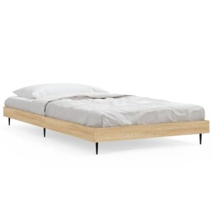 Łóżko Drewniane Rama Łóżka Sofa Brązowe Do Sypialni Pokoju 90×200 cm 721738 Łóżko Drewniane Rama Łóżka Sofa Brązowe Do Sypialni Pokoju 90×200 cm 721738