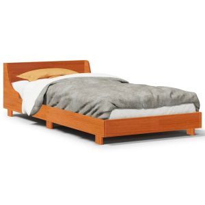 Łóżko Drewniane Rama Łóżka Sofa Brązowe Do Sypialni Pokoju 90×200 cm 723129 Łóżko Drewniane Rama Łóżka Sofa Brązowe Do Sypialni Pokoju 90×200 cm 723129