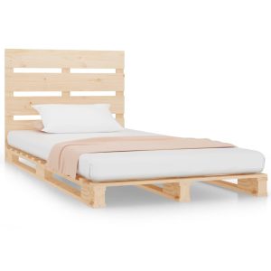 Łóżko Drewniane Rama Łóżka Sofa Brązowe Do Sypialni Pokoju 90×200 cm 728536 Łóżko Drewniane Rama Łóżka Sofa Brązowe Do Sypialni Pokoju 90×200 cm 728536