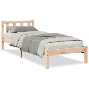 Łóżko Drewniane Rama Łóżka Sofa Brązowe Do Sypialni Pokoju 90×210 cm 475738 Łóżko Drewniane Rama Łóżka Sofa Brązowe Do Sypialni Pokoju 90×210 cm 475738