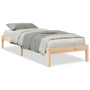 Łóżko Drewniane Rama Łóżka Sofa Brązowe Do Sypialni Pokoju 90×220 cm 477957 Łóżko Drewniane Rama Łóżka Sofa Brązowe Do Sypialni Pokoju 90×220 cm 477957