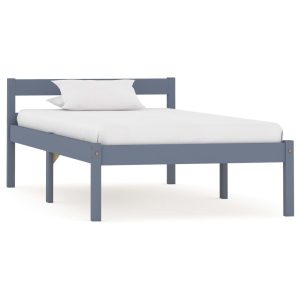Łóżko Drewniane Rama Łóżka Sofa Szare Do Sypialni Pokoju 100 x 200 cm 721710 Łóżko Drewniane Rama Łóżka Sofa Szare Do Sypialni Pokoju 100 x 200 cm 721710