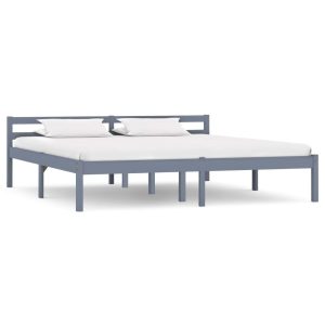 Łóżko Drewniane Rama Łóżka Sofa Szare Do Sypialni Pokoju 180 x 200 cm 721777 Łóżko Drewniane Rama Łóżka Sofa Szare Do Sypialni Pokoju 180 x 200 cm 721777