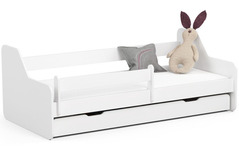 Łóżko dziecięce ACTIV 180x80 Białe + Materac 727957