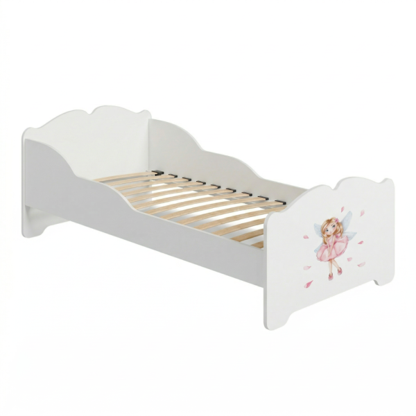 Łóżko dziecięce ANNA 160x80 Dziewczynka ze skrzydełkami 1040341
