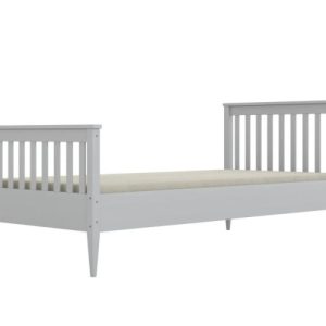 Łóżko dziecięce BAJTEK 180×80 cm białe drewniane bez szuflady/bez materaca 950313 Łóżko dziecięce BAJTEK 180×80 cm białe drewniane bez szuflady/bez materaca 950313