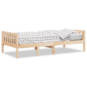 Łóżko dziecięce bez materaca 90×190 cm lite drewno sosnowe 478597 Łóżko dziecięce bez materaca 90×190 cm lite drewno sosnowe 478597
