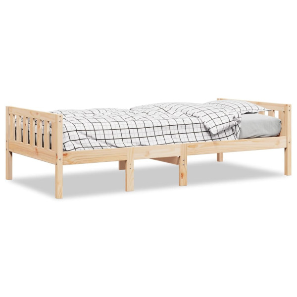 Łóżko dziecięce bez materaca 90x200 cm lite drewno sosnowe 477564
