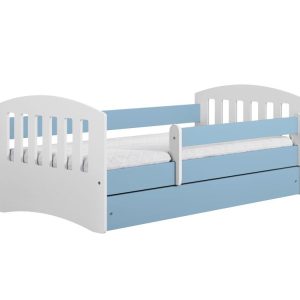 Łóżko dziecięce CLASSIC 1 140×80 niebieskie bez szuflady/bez materaca 950281