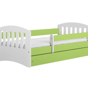 Łóżko dziecięce CLASSIC 1 160×80 zielone bez szuflady/bez materaca 950298