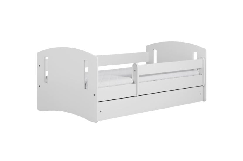 Łóżko dziecięce CLASSIC 2 180x80 białe bez szuflady/bez materaca 950288