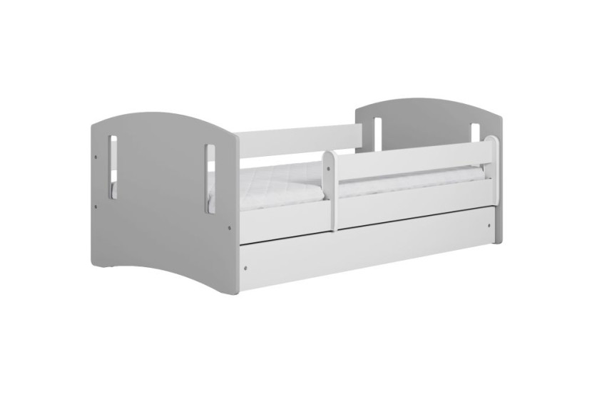 Łóżko dziecięce CLASSIC 2 MIX 140x80 szare 950314
