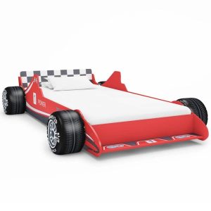 Łóżko dziecięce Czerwony MDF vidaXL 488850