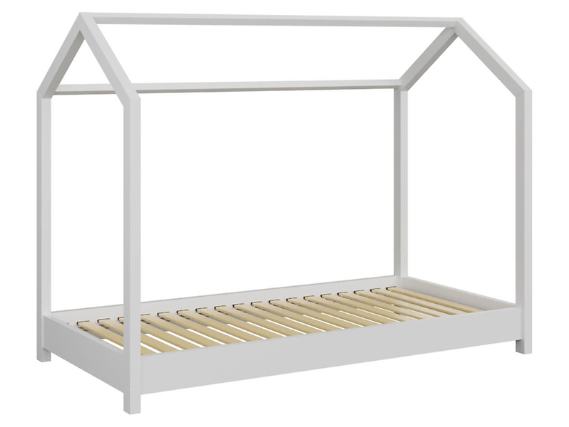 Łóżko dziecięce domek Bella 160x80 białe 102300