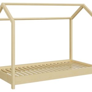Łóżko dziecięce domek Bella 180×80 naturalne 102304