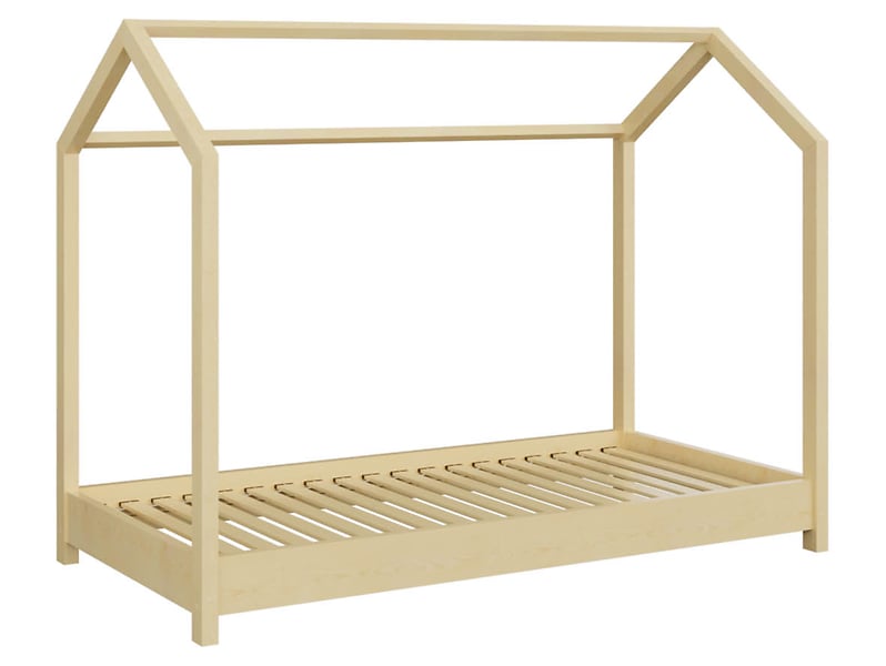 Łóżko dziecięce domek Bella 180x80 naturalne 102304