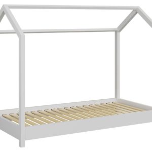 Łóżko dziecięce domek Bella 200×90 białe 102306