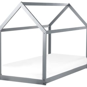 Łóżko dziecięce domek drewniana rama 90 x 200 cm 396997