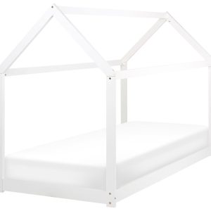 Łóżko dziecięce domek drewniana rama 90 x 200 cm 305487