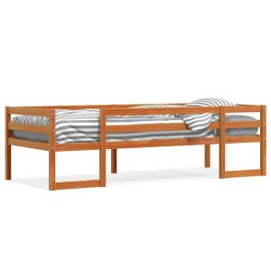 Łóżko Dziecięce Drewniane 80×200 Brązowe Rama Łóżka 1101840 Łóżko Dziecięce Drewniane 80×200 Brązowe Rama Łóżka 1101840