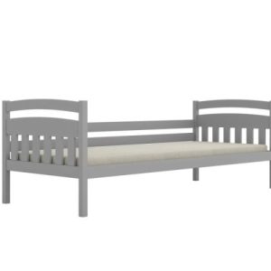 Łóżko dziecięce LILKA 160x80cm szare drewniane bez szuflady/bez materaca 950326 Łóżko dziecięce LILKA 160x80cm szare drewniane bez szuflady/bez materaca 950326