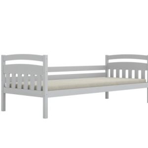 Łóżko dziecięce LILKA 200x90cm białe drewniane bez szuflady/bez materaca 950259 Łóżko dziecięce LILKA 200x90cm białe drewniane bez szuflady/bez materaca 950259