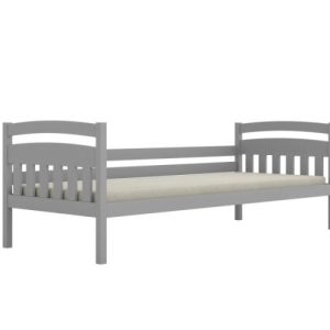 Łóżko dziecięce LILKA 200x90cm szare drewniane bez szuflady/bez materaca 950330 Łóżko dziecięce LILKA 200x90cm szare drewniane bez szuflady/bez materaca 950330