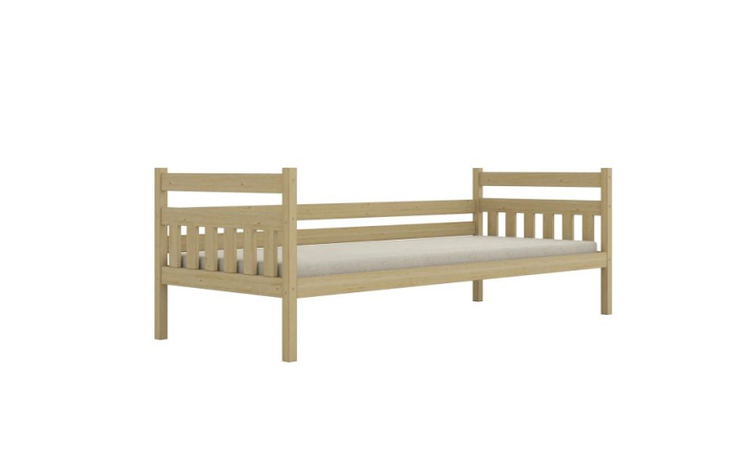 Łóżko dziecięce LULEK 160x80cm sosna drewniane bez szuflady/bez materaca 959381
