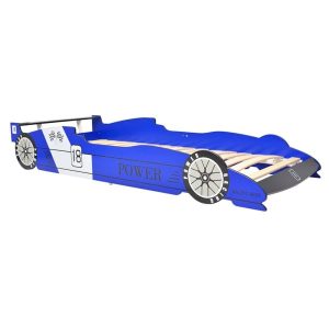 Łóżko dziecięce Niebieski MDF vidaXL 488849 Łóżko dziecięce Niebieski MDF vidaXL 488849
