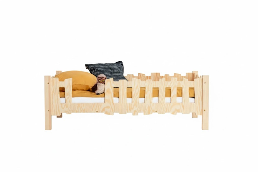 Łóżko dziecięce PIKKO B 80x180 sosna bez szuflady/bez materaca 1001054