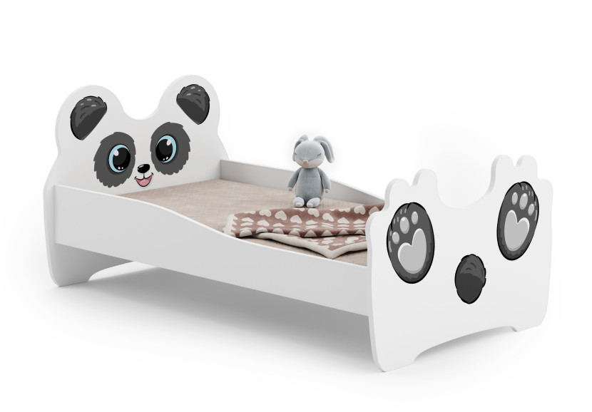 Łóżko dziecięce pojedyncze Panda 140x70 89044