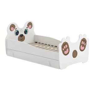 Łóżko dziecięce pojedyncze Panda 160×80 z szufladą 994594 Łóżko dziecięce pojedyncze Panda 160×80 z szufladą 994594