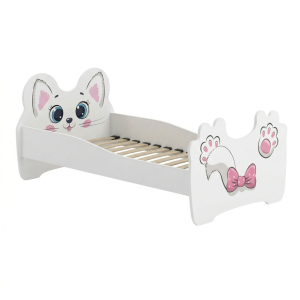 Łóżko dziecięce pojedyncze Pink Cat 140×70 994586 Łóżko dziecięce pojedyncze Pink Cat 140×70 994586