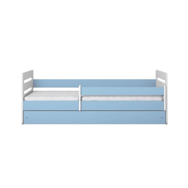 Łóżko dziecięce TOMI 140x80 niebieskie bez szuflady/bez materaca 950275