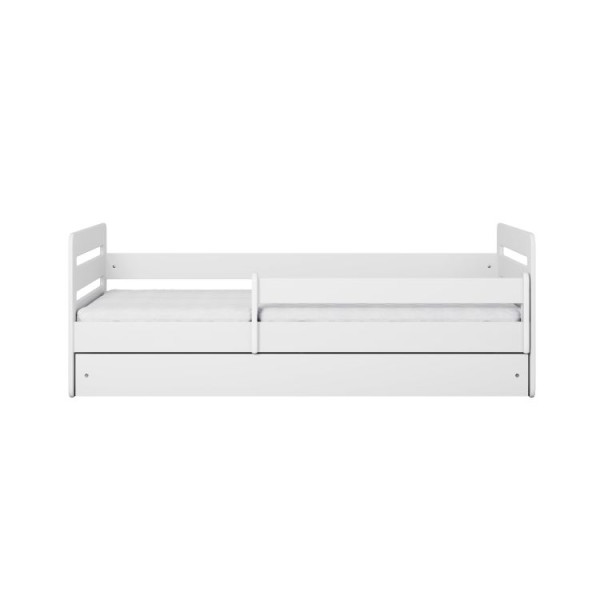Łóżko dziecięce TOMI 180x80 białe bez szuflady/bez materaca 950253