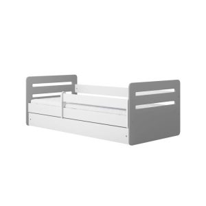 Łóżko dziecięce TOMI MIX 160×80 białe/szare bez szuflady/bez materaca 950270 Łóżko dziecięce TOMI MIX 160×80 białe/szare bez szuflady/bez materaca 950270