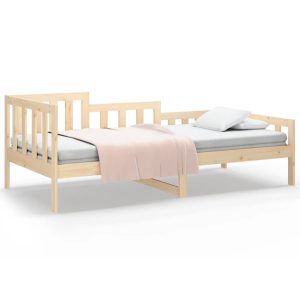 Łóżko dzienne bez materaca 90×200 cm lite drewno sosnowe 477777 Łóżko dzienne bez materaca 90×200 cm lite drewno sosnowe 477777