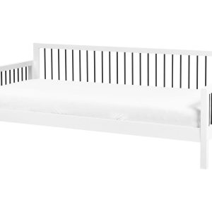Łóżko dzienne leżanka drewniane 90×200 cm białe 483683 Łóżko dzienne leżanka drewniane 90×200 cm białe 483683