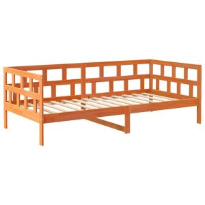 Łóżko Dzienne Sofa Rama Łóżka Drewniana Brązowa 90×200 cm 838344 Łóżko Dzienne Sofa Rama Łóżka Drewniana Brązowa 90×200 cm 838344