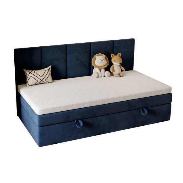Łóżko ELZA MINI 70x200 Royal Velvet 208 z topperem 220841