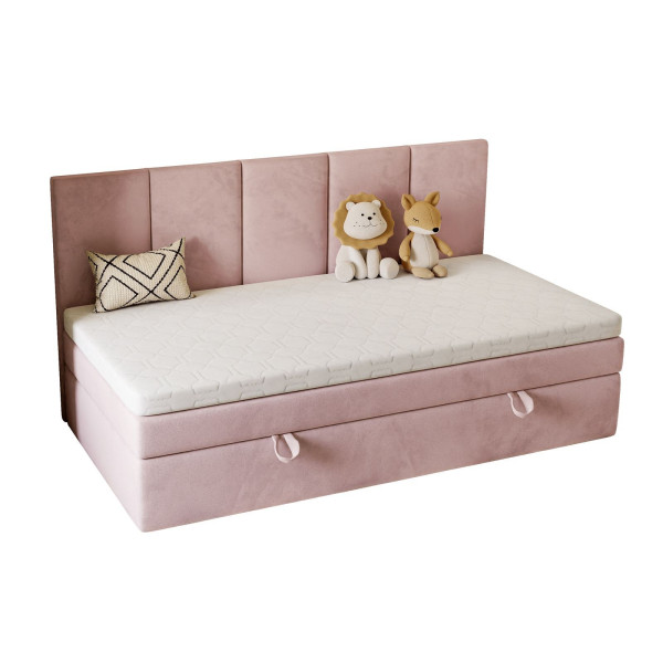 Łóżko ELZA MINI 80x200 Royal Velvet 234 z topperem 191404