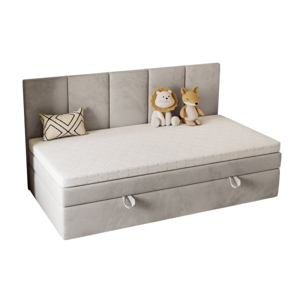 Łóżko ELZA MINI 80x200 Royal Velvet 248 z topperem 191428