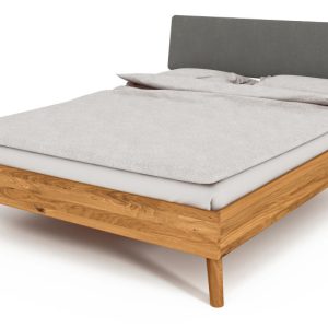 Łóżko GREG 120×190 z Tapicerowanym Zagłówkiem Dąb Dziki 131227 Łóżko GREG 120×190 z Tapicerowanym Zagłówkiem Dąb Dziki 131227