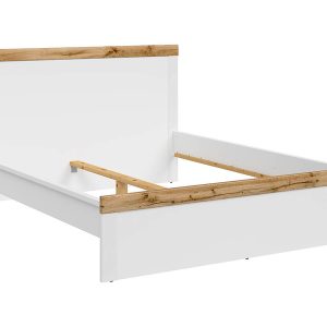 Łóżko Holten 160×200 białe 29834 Łóżko Holten 160×200 białe 29834