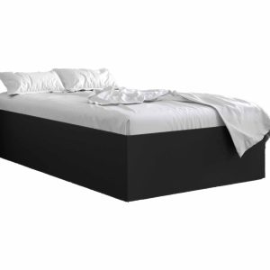 Łóżko hotelowe Bella 120×200 czarny 477087 Łóżko hotelowe Bella 120×200 czarny 477087
